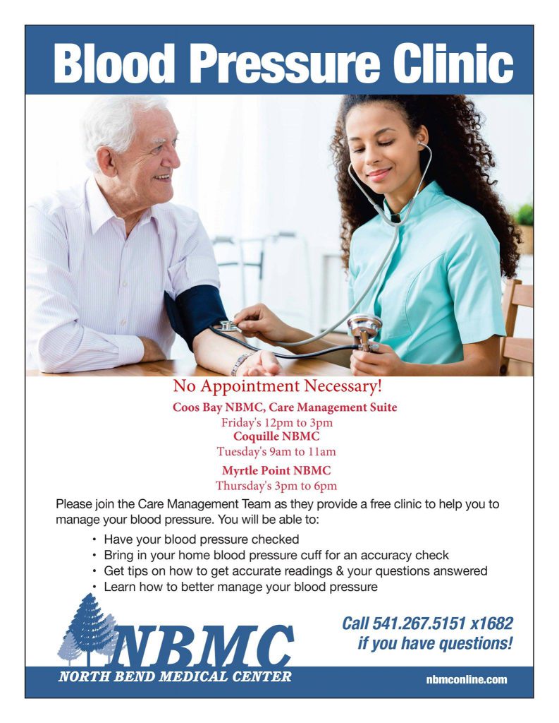 Free Blood Pressure Clinics